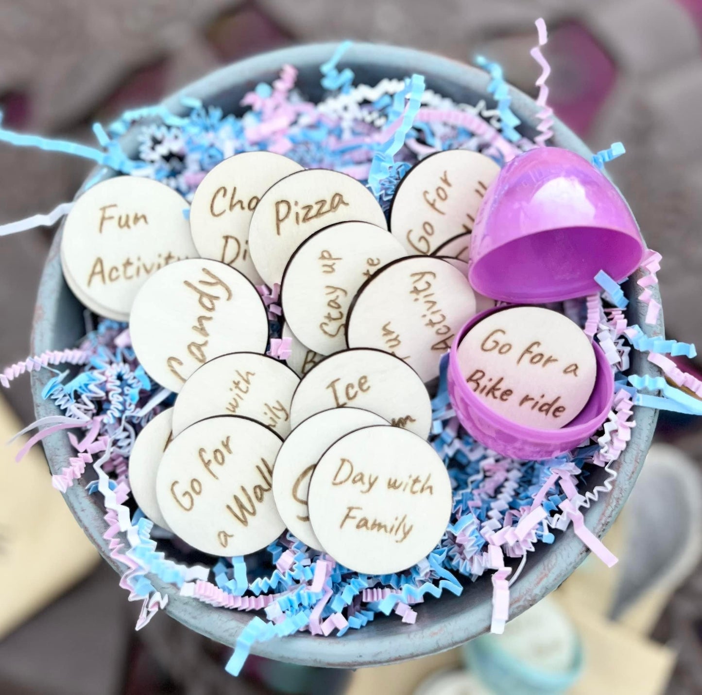 Easter egg coin tokens