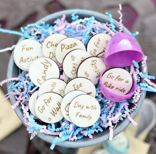 Easter egg coin tokens