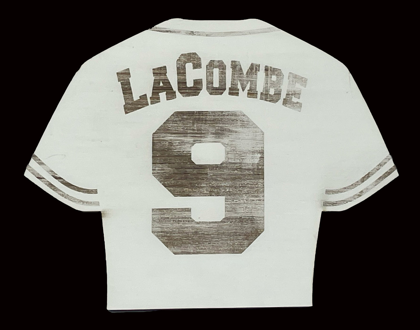 PERSONALIZED BASEBALL/SOFTBALL JERSEY Custom Player Name & Number Sports Themed Wooden Plaque
