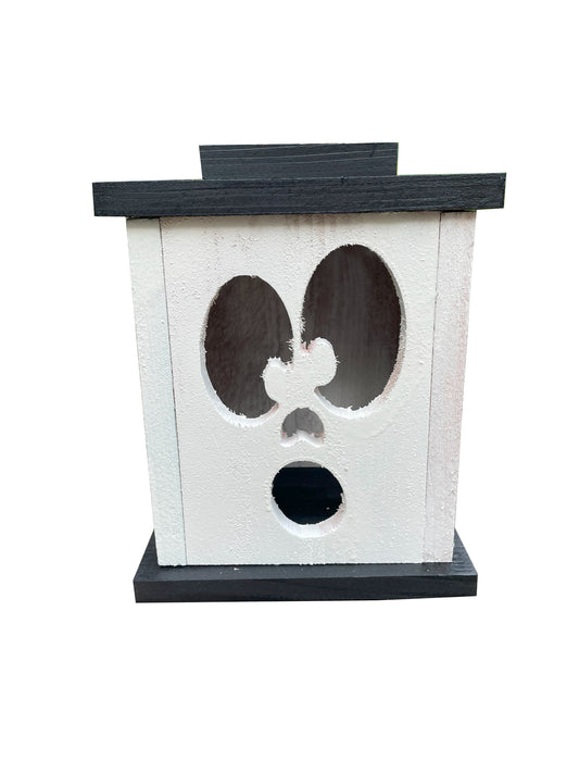 Painted Adorable cedar Jack O' Lanterns!