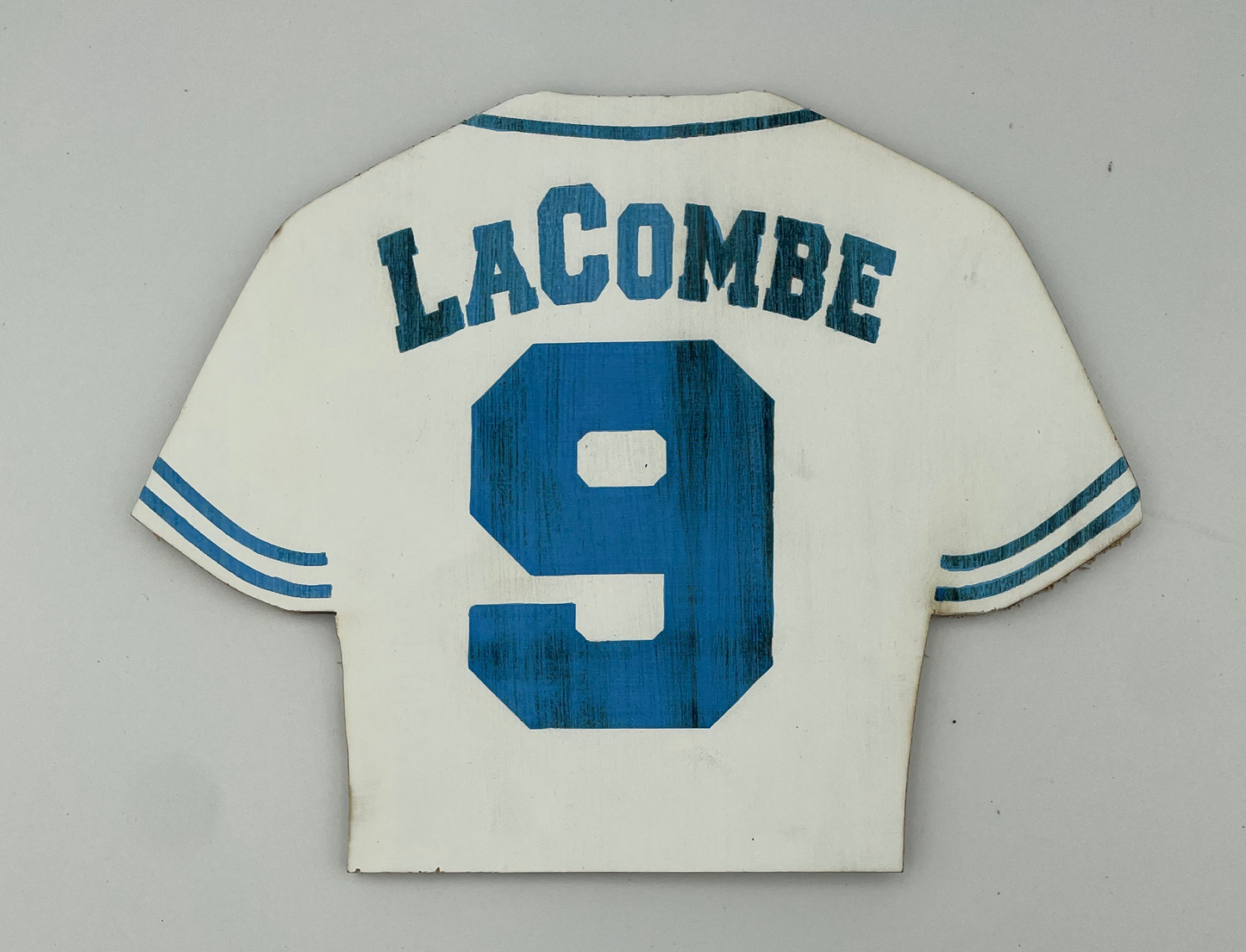 PERSONALIZED BASEBALL/SOFTBALL JERSEY  Custom Player Name & Number Sports Themed Wooden Plaque